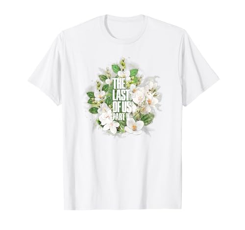 The Last of Us Part II Watercolor Floral Big Chest Logo T-Shirt