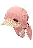 Sterntaler Mädchen Straw Shield Headscarf Sonnenhut, zartrosa, 47 EU