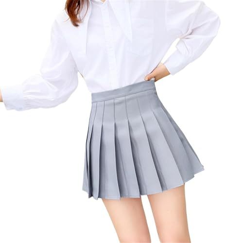 Women's High Waist Korean Style Plaid Short Skirt4