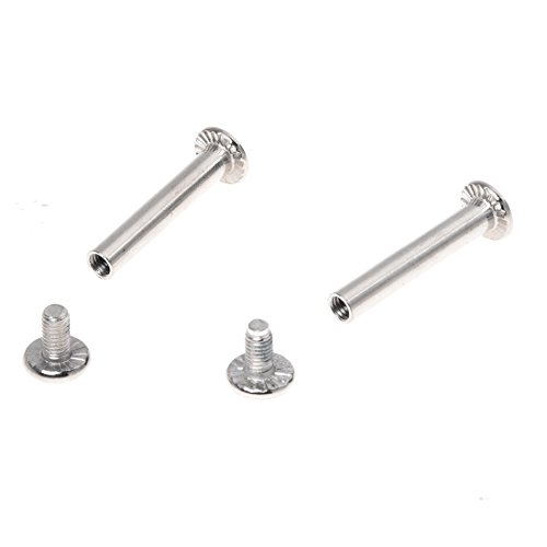 SODIAL(R)Tornillo hexagonal del eje 15/64 pulgada de rueda de patin en linea 2pzs