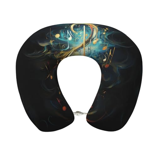 Almohada cervical de espuma viscoelástica negra miniatura 1
