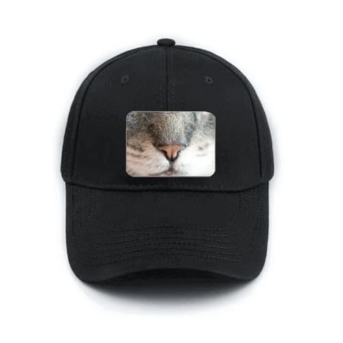Casquette de baseball noire réglable pour éviter les maux de tête