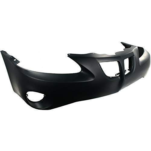 Image of Compatible with Pontiac Grand Prix 2004-2008 Front Bumper Cover | Primed, With Fog Light Holes, Without Parking Sensor Holes, Ready to Paint, OEM 12335942, GM1000698