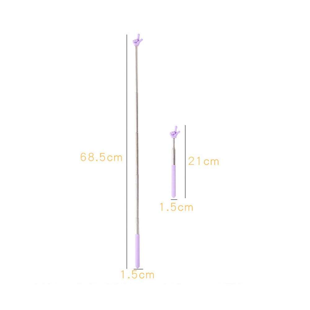 Telescopic Teachers Pointer,5 PCS Presentation Finger Pointer Stick Extendable Pointing Stick Retractable Classroom Pointer Whiteboard Pointer for Speakers Presentation Classroom Office - Image 2