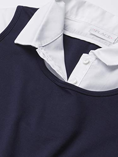 The Children's Place Girls' Uniform Ponte Knit 2 In 1 Dress3