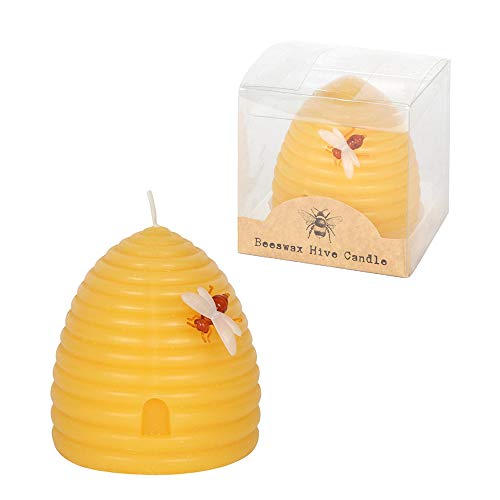 SJ TRADERS Unscented Beeswax Hive Candle, Burn...