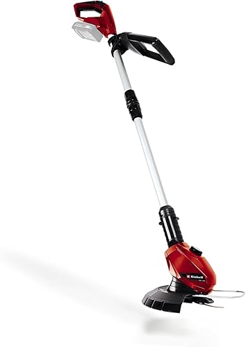 Einhell Cordless Strimmer 18V Power X-Change 24cm Cutting Width Cordless Grass Trimmer and Lawn Edger Includes 20 x Blades Without Battery GE-CT 18 Li Solo Lawn Trimmer