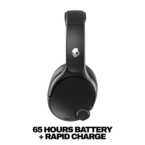 Image of Skullcandy Crusher 720 Wireless Sensory Bass Headphones - True Black | Next Gen Crusher Evo, Over-Ear Fit, Bluetooth, THX Spatial Audio, Gym, Fitness, Studying, Music