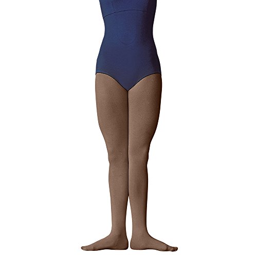 Image of TotalSTRETCH Knit Waist Footed Tights STAGE TAN / Adult - L-XL