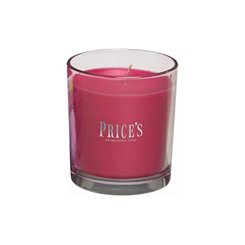 Price's - Damson Rose Glass Jar Scented Candle - Elegant, Floral Home Fragrance - Long Lasting Scent - Up to 45 Hour Burn Time 170g