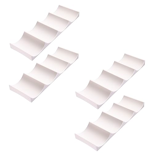 Set de 4 soportes estables para botellas de vino miniatura 1