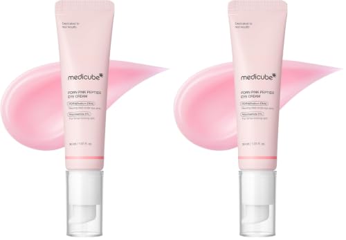 Image of medicube Eye Serum with Salmon DNA PDRN & Pink Peptides | 99% Purity Retinol for Fine Lines | PDRN & Niacinamide for Uneven Skin Tone | Korean Skincare, 1.01 fl.oz (Pack of 2)