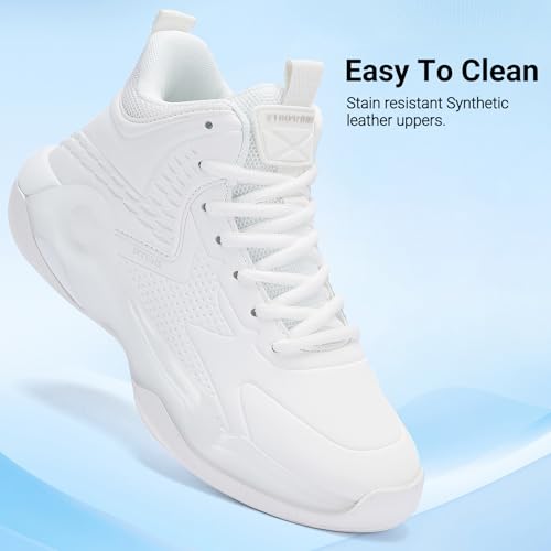 Image of Beita Basketball Shoes for Women High Upper Volleyball Shoes Fashion Sneakers Breathable Sports Shoes Anti Slip