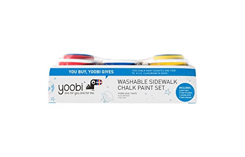 Yoobi Sidewalk Chalk Paint Set - Multicolor (8pk)