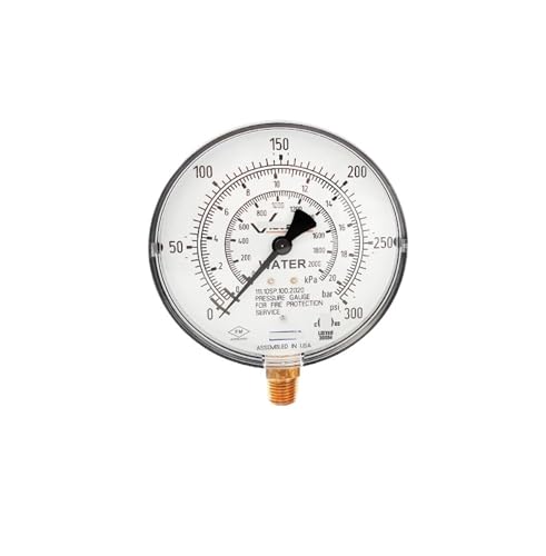 LUJIAYA Manómetro de presión de Agua 0-300 PSI