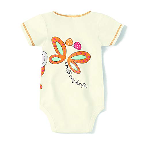 Top para bebês Recém-Nascido, Lilica Ripilica, Bebê Meninas, Bege, MB