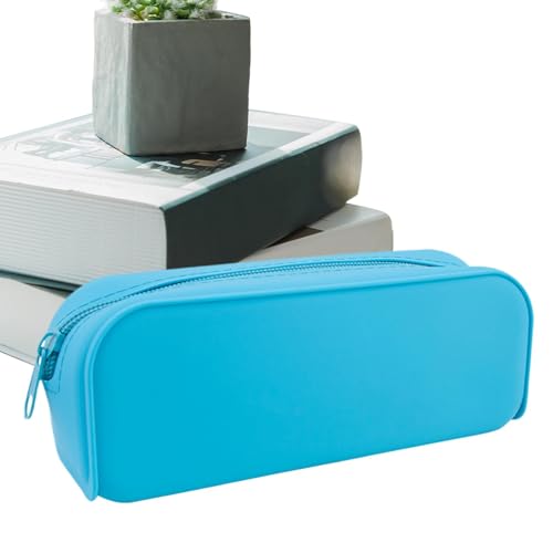 Astuccio morbido e estetico con cerniera multifunzionale per donne studenti bambini vedi descrizione Vedi silicone blu