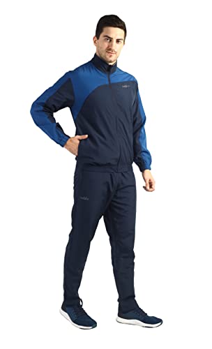 Image of Men's Polyester Regular Winter Zipper Sports Gym Track Suit Set