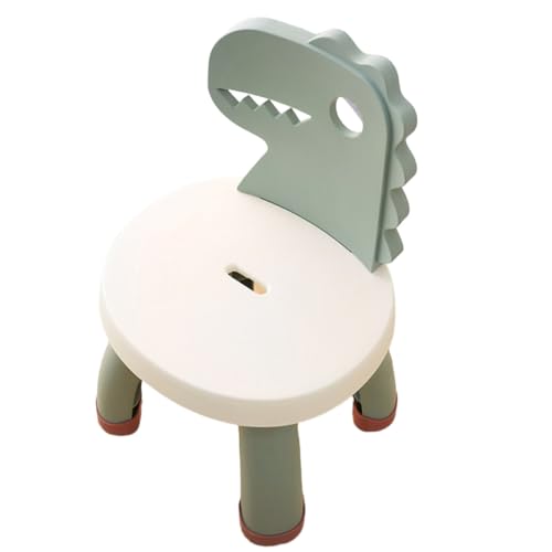 SUPVOX Silla Infantil Ligera de Plástico Diseño de Dibujos Animados, Respaldo Seguro para Actividades al Aire Libre y Guardería