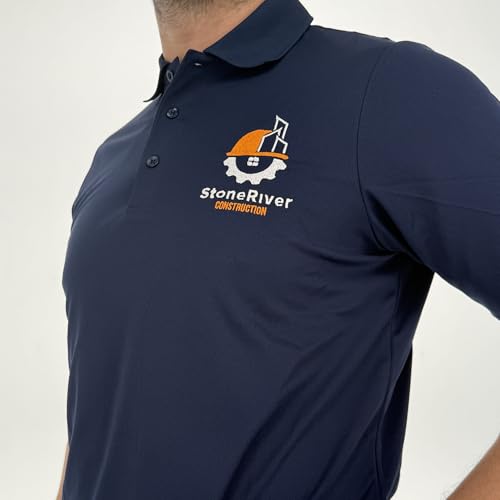 Polo personalizado bordado con logo, camisa de trabajo y golf, personaliza tu texto o logo, uniforme empresarial miniatura 2