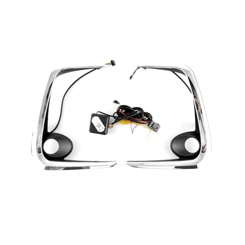 XCZPRKMXY LED DRL Daytime Running Light Front Bumper Fog Lamps Assembly with Turn Signal Accessories Compatible With Toyota Corolla 2019 2020