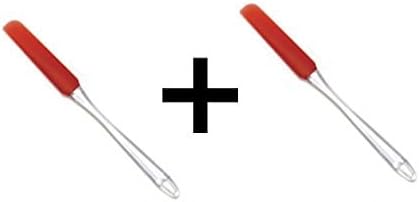 Norpro 2 espátulas de silicona 3132R, color rojo disponible en Yaxa El Salvador