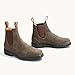 Blundstone Unisex Dress Series 1306 Chelsea Boots for Men and Women, Wide Chisel Toe Boots with Cushioned Midsole and Premium Leather, Rustic Brown, 10 US Men / 12 US Women / 9 AU