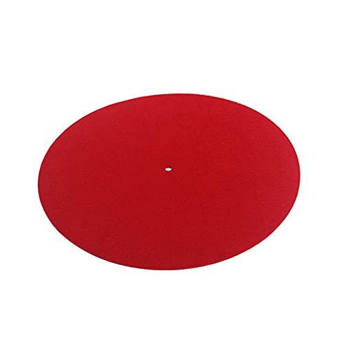 Alnicov Plattenspieler Wollmatte 30 cm Audiophile Pad antistatisch LP Spieler Anti-Vibration - Image 3