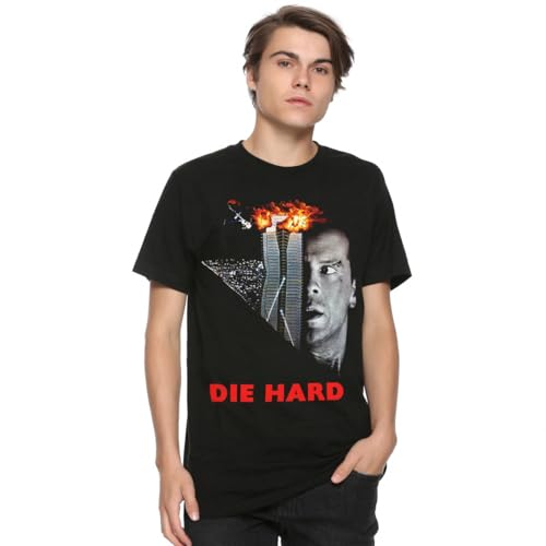 Dreamatorium Die Hard Bruce Willis T-Shirt Large Black