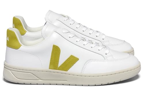 VEJA Men's V-12 Sneaker, Extra White/Liquor, 11.53