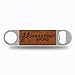Rico Industries NBA San Antonio Spurs Brown Laser Engraved Bar Blade Faux Leather Laser Engraved Bar Blade - Great Beverage Accessory for Game Day