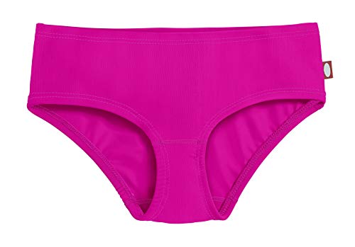 Image of Made in USA Big Girls' Swimwear Briefs Made with Recycled Fabric Bikini Bottoms Beachwear UPF50+ Sun Protection