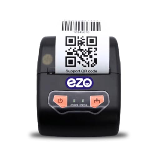 ezo 58MM (2 Inch) USB & Bluetooth Thermal Receipt Battery Printer (Billing Machine with 5 Billing Roll, Charger & USB Wire), Monochrome Output, Suitable for Restaurant, Retailers, Clothing Store (B0D2LGHJ61) Amazon Price History, Amazon Price Tracker