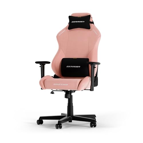 DXRacer DRIFTING XL Rose Tissu L'original du Chaise Gaming