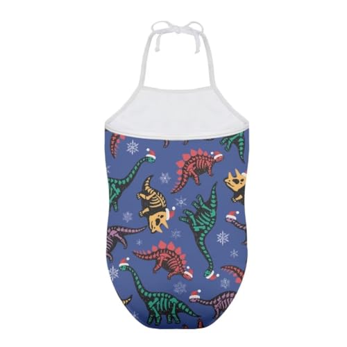 Image of Girl Funny Cute Beach Sport Halter One Piece Swimsuit Bathing Suit for 3-10 Year