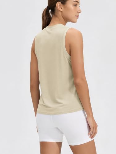 Image of ODODOS Women's Performance Tank Ultra Soft odSTRATUM Tech Sleeveless Tee Shirts High Crew Neck Pullover Top