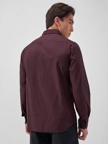 Image of Highlander Men's Slim Fit Formal Shirt | Solid Formal Shirt for Men | Comfortable Fabric | Stylish Design for Everyday Use & Office Wear