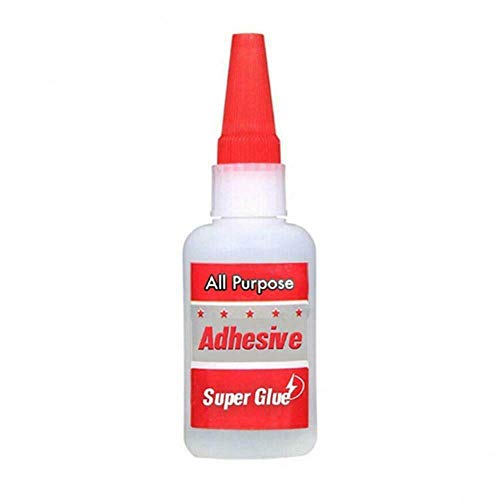NISHIPANGZI All Purpose Adhesive Super Glue - Crazy Craft Glue for Wood, Plastic, Metal, Leather, Ceramic - Cyanoacrylate Glue,50ml