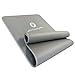 【日本国内メーカー】uFit Trainingmat トレーニングマット 10mm 厚め 90cm*200cm 幅広 大きめ 痛くない 滑らない PVC 防音 防水 プロアスリート 水谷隼 愛用 グレー
