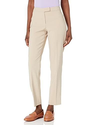 Anne Klein Womens High Rise Knit Straight Leg Pants