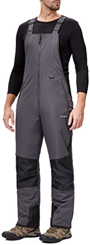 BenBoy Men's Waterproof Insulated Snow Bibs