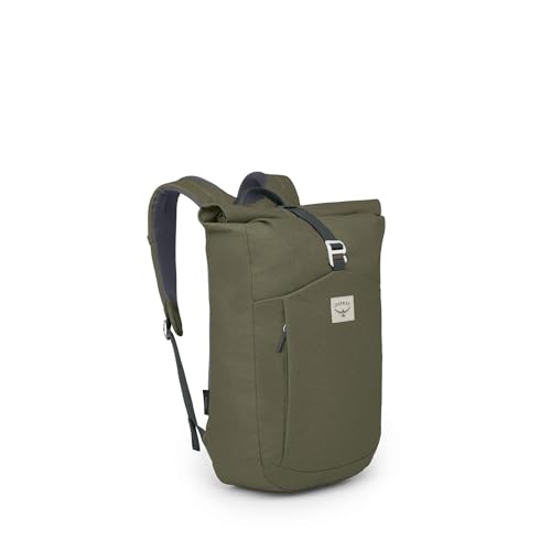 Osprey Arcane Roll Top Pack – Langlebiges Recyclinggewebe – 22 Liter - Earl Grey/Sandy Grey Heather O/S