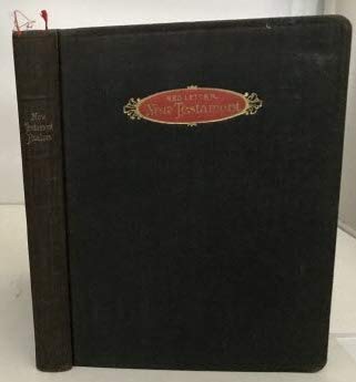 Holman Red Letter Edition The Self Pronouncing New Testament Of Our Lord And Saviour Jesus Christ