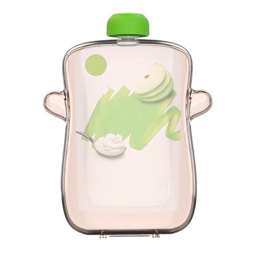 Porte-poche – Récipient alimentaire anti-compression, poignée de boîte à lait anti-déversement | Biberon réutilisable pour garçons et filles, support de collation gratuit, protection de poche de jus