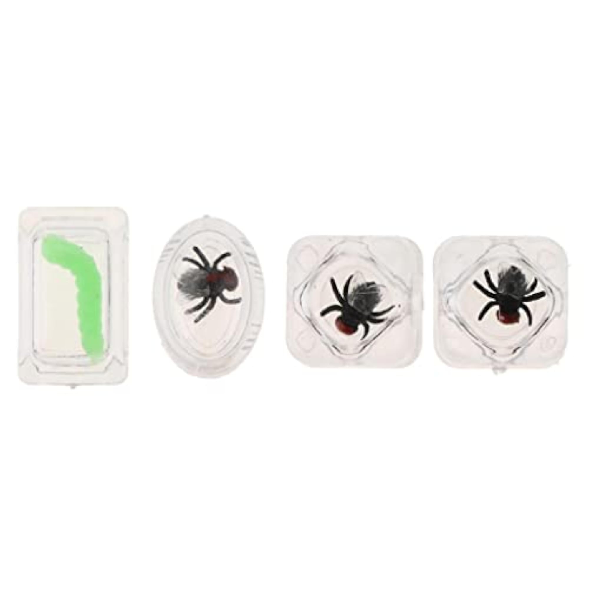 3x2pcs Simulation Ice Cube with Insect Inside