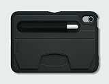 ZUGU CASE iPad Mini 7 (A17 Pro) & Mini 6 (7/6 generacji 2024/2021) etui ochronne, bezprzewodowe ładowanie rysika, wygodna magnetyczna podstawka z 7 kątami, automatyczne usypianie/budzenie [czarny]