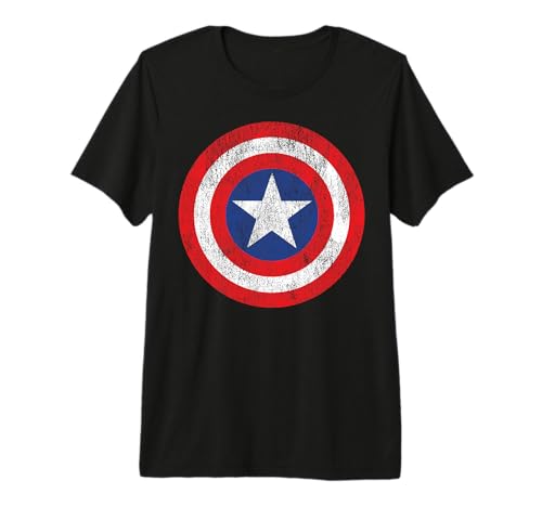 Marvel Captain America Shield Logo Premium Tri-blend T-Shirt - image 1