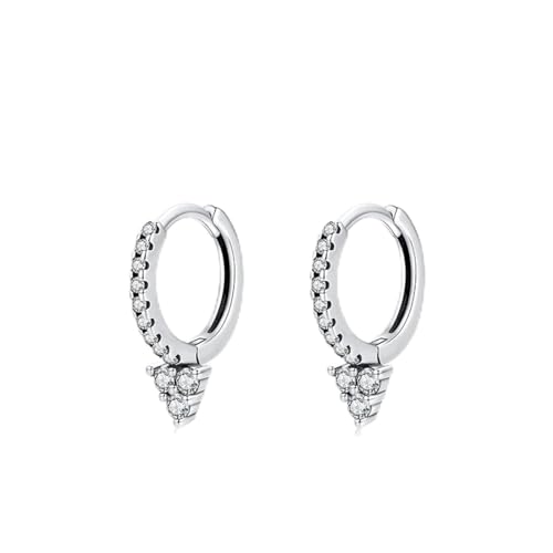 Créoles en argent 925 et oxyde de zirconium le cadeau idéal pour femme