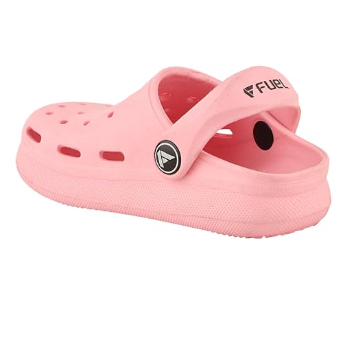 Image of FUEL Hooper Lightweight & Comfortable Pull-On Casual Clogs with Cushioned Footbed for Kids