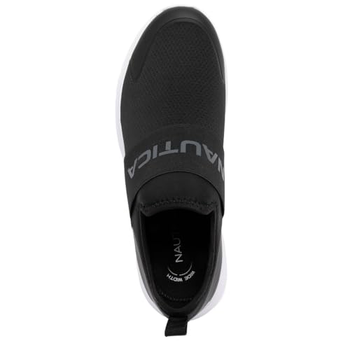 Image of Nautica Men's Slip-On Sneakers - Casual Fashion Shoes for Walking, in Medium & Wide Widths